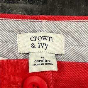 Crown & Ivy Vibrant Red Shirt